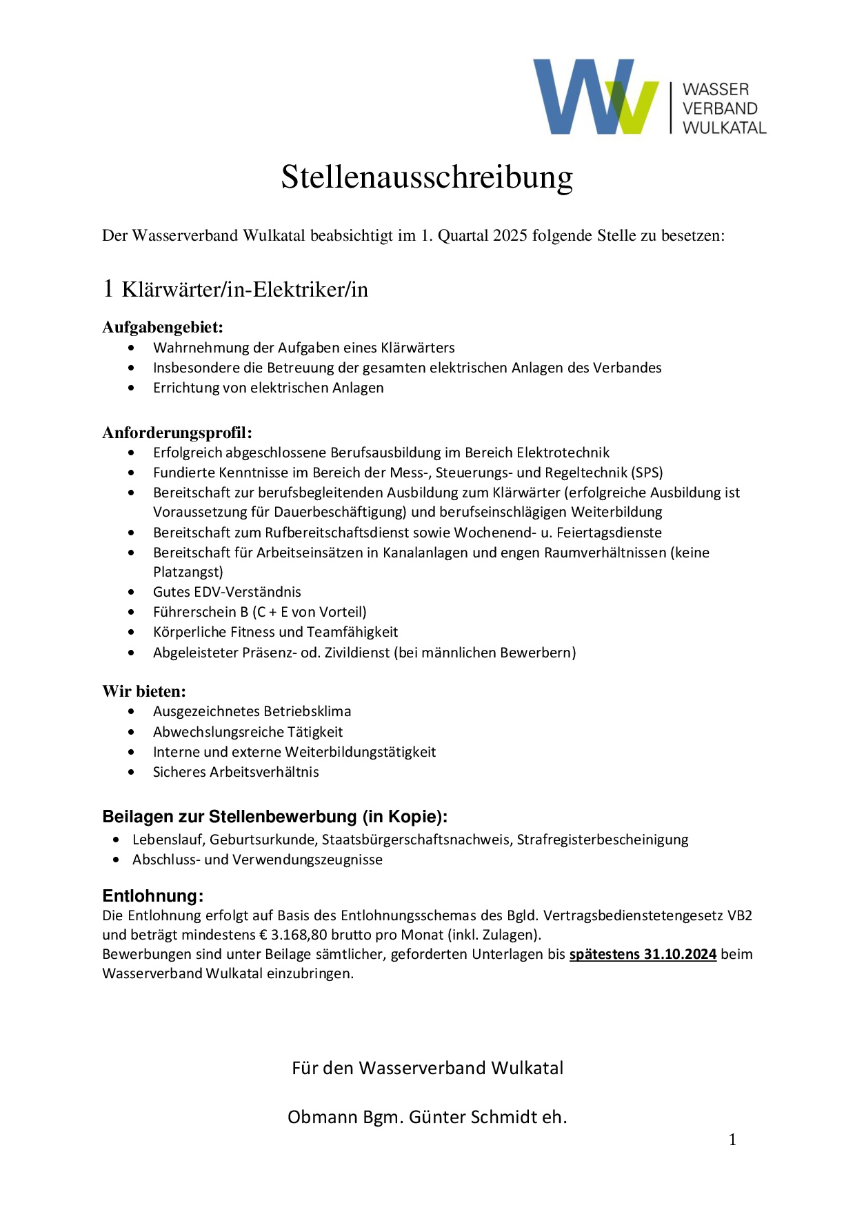 Stellenausschreibung Elektriker-001