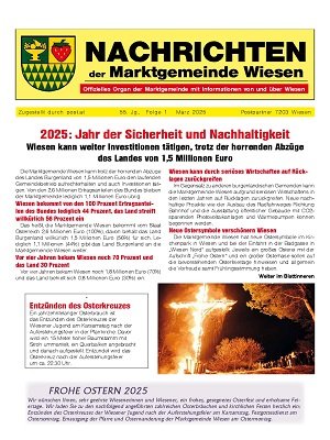 Gemeindenachrichten 2 aus 2025