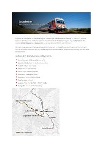 Bauarbeiten Mattersburgerbahn